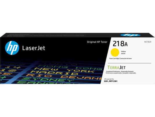 HP 218A W2182A Original Yellow Toner Cartridge