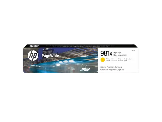 HP 981X Original Yellow Ink Cartridge (L0R11A) High Yield