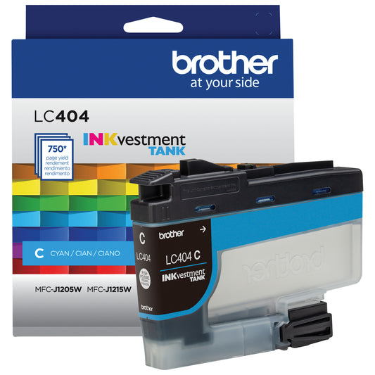 Brother LC404 Original Cyan Ink Cartridge