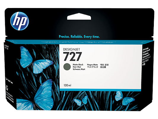 HP INKJET 727 MATTE BLACK (B3P22A) DESIGNJET T2530 130ML