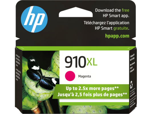 HP 910XL Original Magenta Ink Cartridge (3YL63AN) High Yield