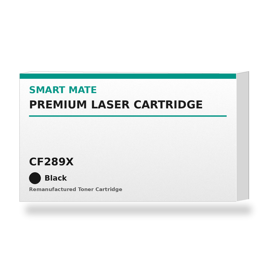 Smartmate CF289X Remanufactured Black Toner Cartridge High Yield