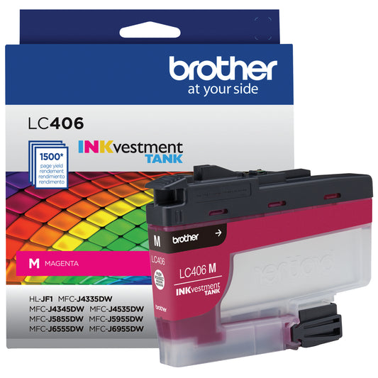 Brother LC406 Original Magenta Ink Cartridge