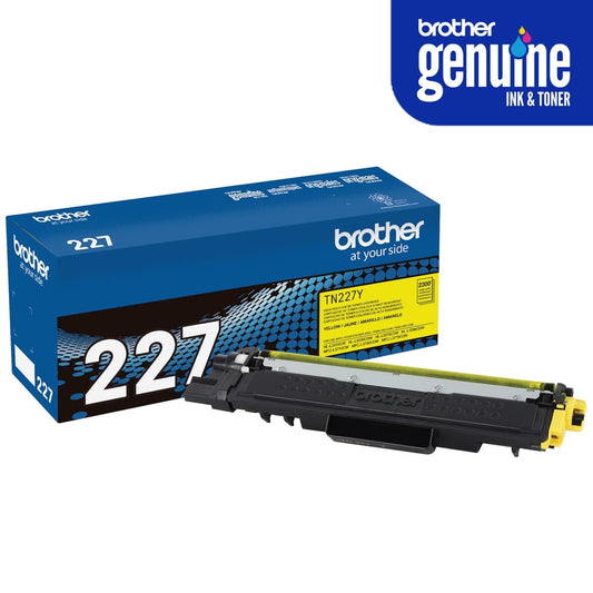 Brother TN227 Original Yellow Toner Cartridge High Yield