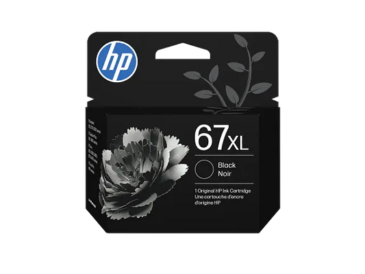 HP 67XL Original Black Ink Cartridge (3YM57AN) High Yield