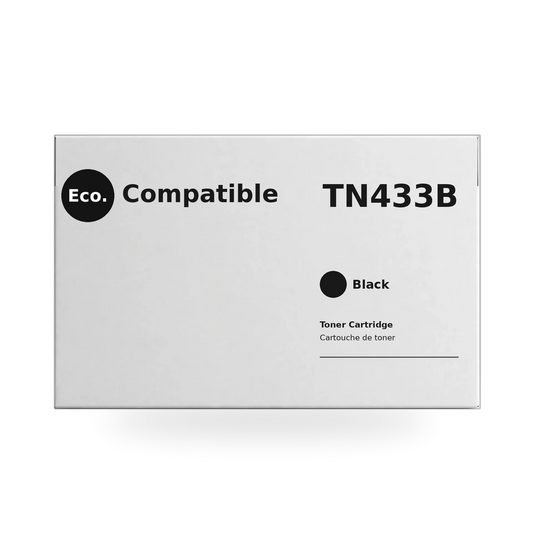 Eco.Compatible Brother TN433B  Black Toner Cartridge
