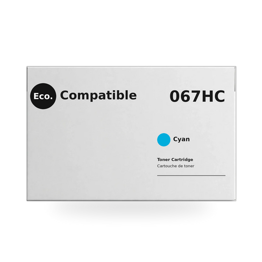 Eco.Compatible Canon 067HC  Cyan Toner Cartridge High Yield