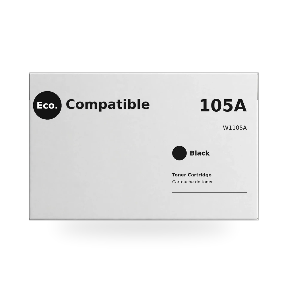 Eco.Compatible  HP 105A W1105A  Black Toner Cartridge