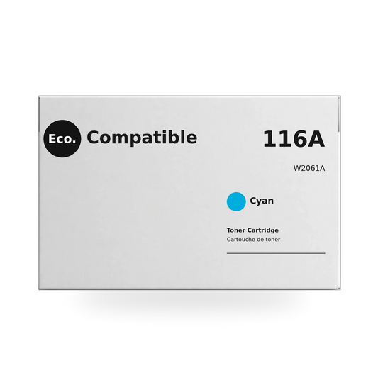 Eco.Compatible  HP 116A W2061A  Cyan Toner Cartridge