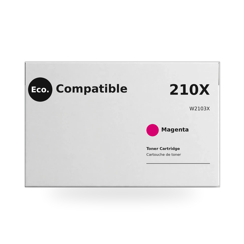 Eco.Compatible  HP 210X W2103X  Magenta Toner Cartridge