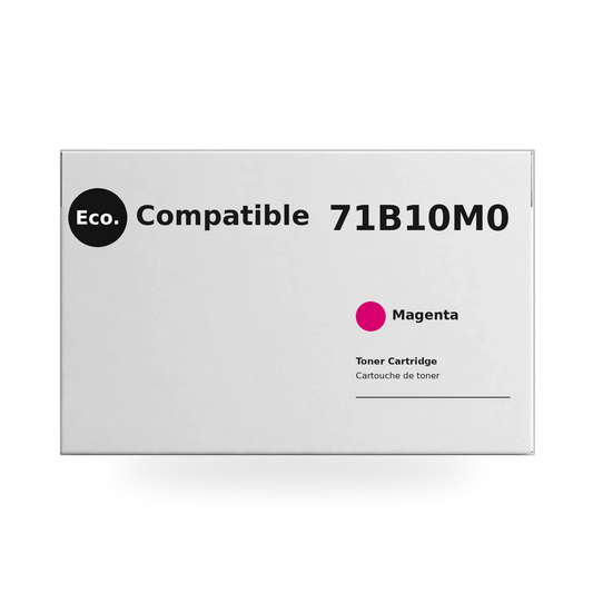 Eco.Compatible  Lexmark 71B10M0  Magenta Toner Cartridge