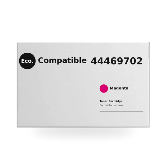 Eco.Compatible  Okidata 44469702 Magenta Toner Cartridge