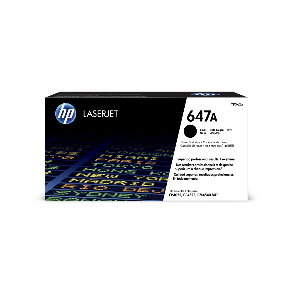 HP 647A CE260A Original Black Toner Cartridge