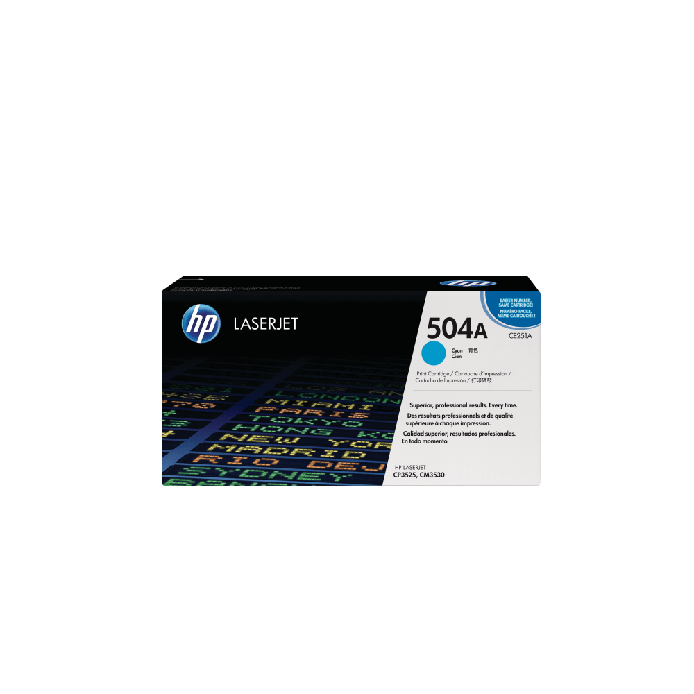 HP 504A CE251A Original Cyan Toner Cartridge