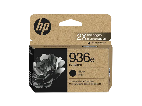 HP 936E Original Black Ink Cartridge High Yield (4S6V6LN) High Yield