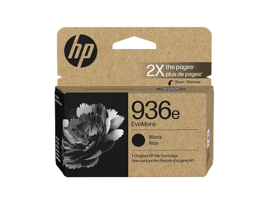 HP 936E Original Black Ink Cartridge High Yield (4S6V6LN) High Yield
