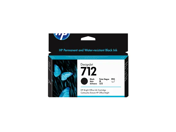 HP INKJET 712 BLACK HY (3ED71A) T210/230/630/650 80ML
