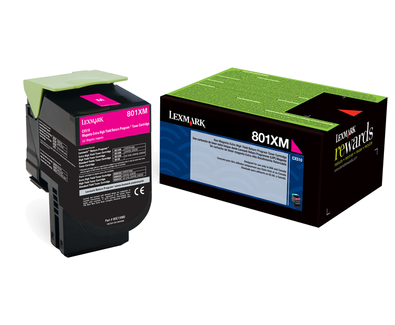 Lexmark 80C1XM0 Original Magenta Toner Cartridge High Yield
