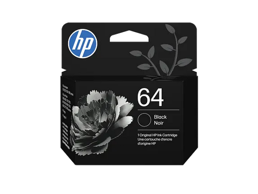 HP 64 N9J90A Original Black Ink Cartridge