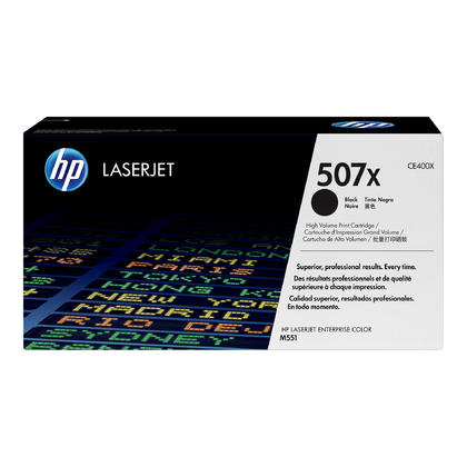 HP 507X CE400X Original Black Toner Cartridge High Yield