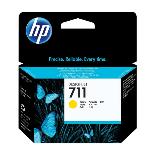 HP INKJET #711 YELLOW (CZ132A) DESIGNJET T520 29ML