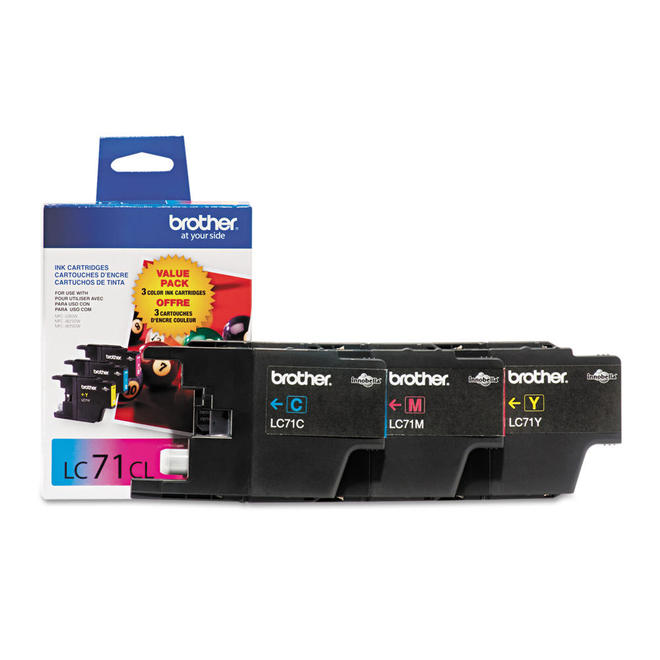 Brother LC71 Original Cyan/Magenta/Yellow Ink Cartridge