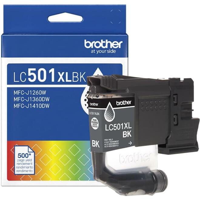 Brother LC501XL Original Black Ink Cartridge High Yield