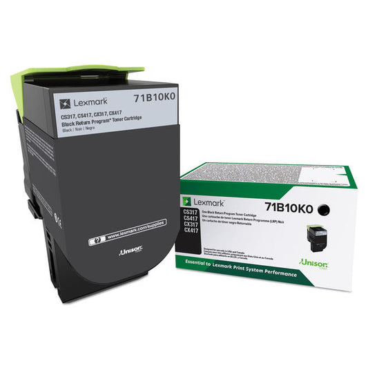 Lexmark 71B10K0 Original Black Toner Cartridge