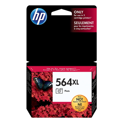 HP 564XL Original Photo Black Ink Cartridge (CB322WC) High Yield