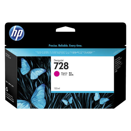 HP INKJET #728 MAGENTA (F9J66A) DESIGNJET T730/830 130ML