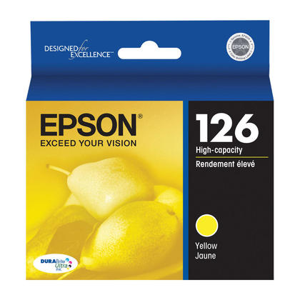 Epson T126420 Original Yellow Ink Cartridge, High Yield