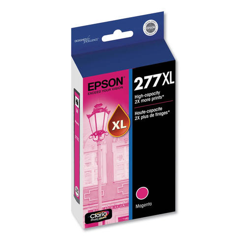 Epson T277XL320-S Original Magenta High Yield Ink Cartridge, OEM, for Expression Photo XP-850
