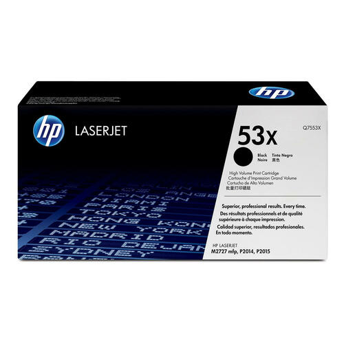 HP 53X Q7553X Original Black Toner Cartridge High Yield