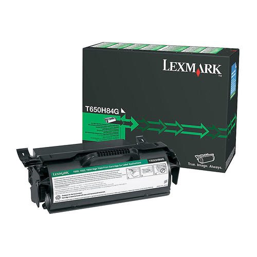Lexmark T650H84G Original Black Toner Cartridge High Yield