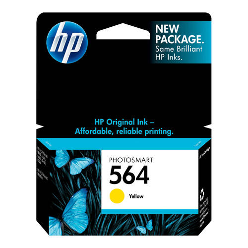 HP 564 Original Yellow Ink Cartridge (CB320WC)