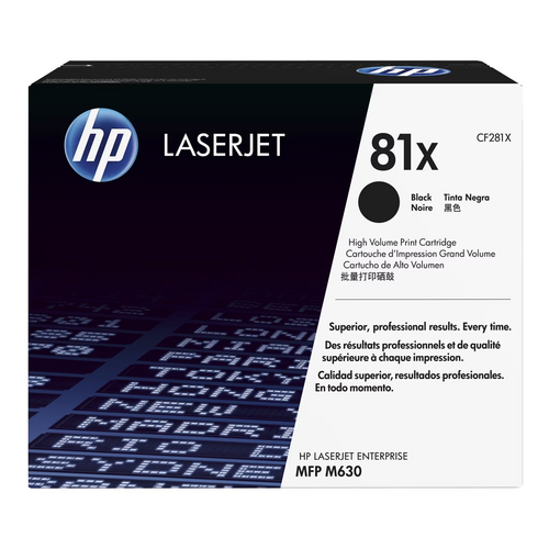 HP 81X CF281X Original Black Toner Cartridge High Yield