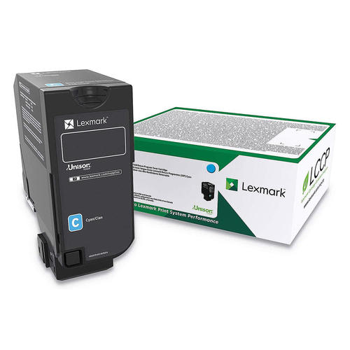Lexmark 84C1HC0 Original Cyan Toner Cartridge - High Yield