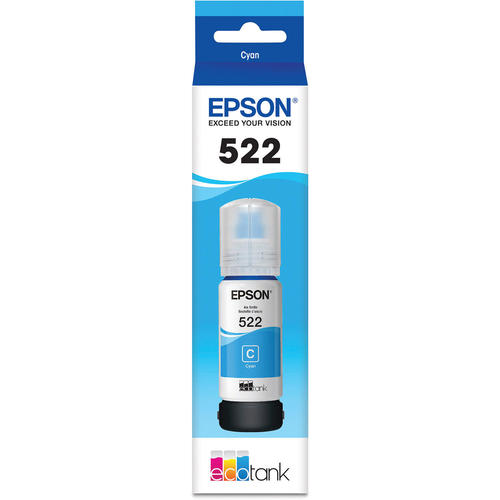 Epson T522 Original Cyan Ink Cartridge