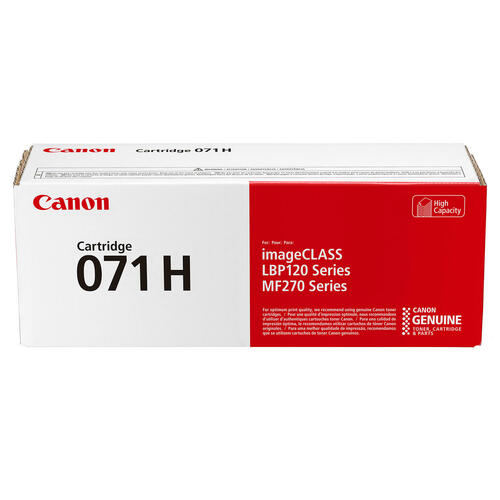 Canon 071H Original Black High Yield Toner Cartridge (5646C001)