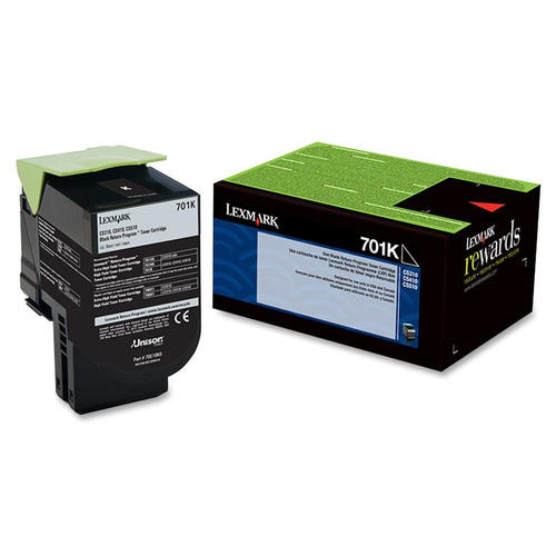 Lexmark 70C10K0 Original Black Toner Cartridge - Return Program