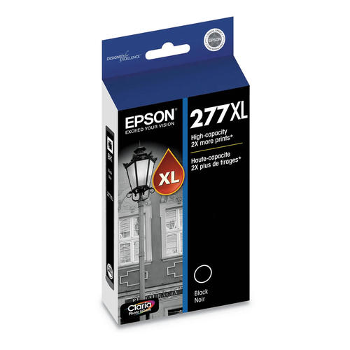 Epson T277XL120-S Original Black High Yield Ink Cartridge, OEM, for Expression Photo XP-850