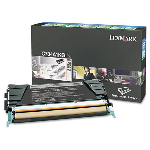 Lexmark C734A1KG Original Black Toner Cartridge - Return Program