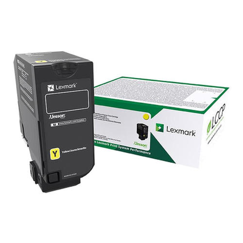 Lexmark 74C1HY0 Original Yellow Toner Cartridge - High Yield