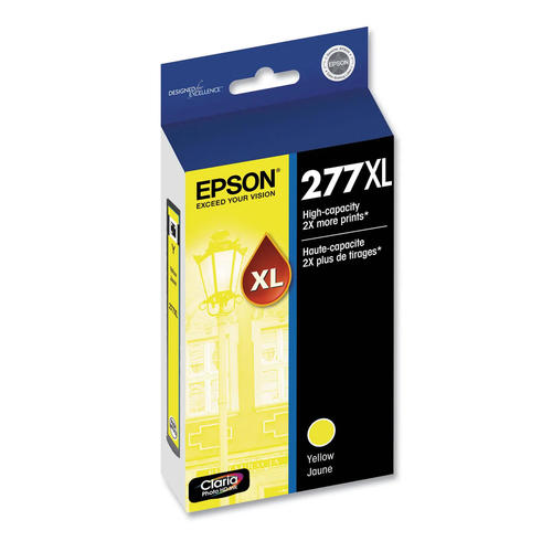 Epson T277XL420-S Original Yellow High Yield Ink Cartridge, OEM, for Expression Photo XP-850