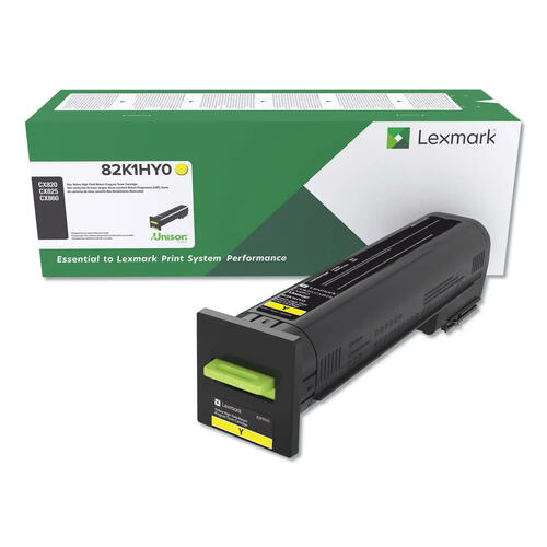 Lexmark 82K1HY0 Original Yellow Toner Cartridge - High Yield