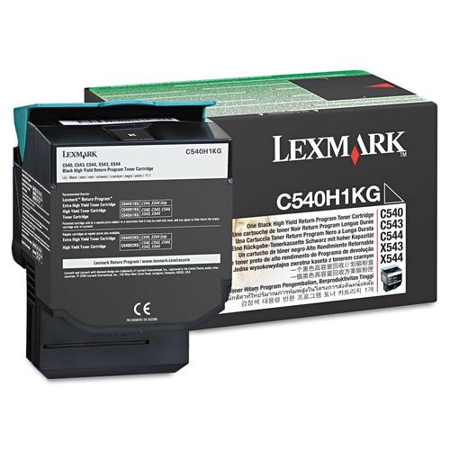 Lexmark C540H1KG Original Black Toner Cartridge - High Yield