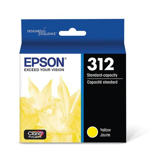 Epson T312420-S Original Yellow Ink Cartridge, OEM, for Expression Photo XP-8500