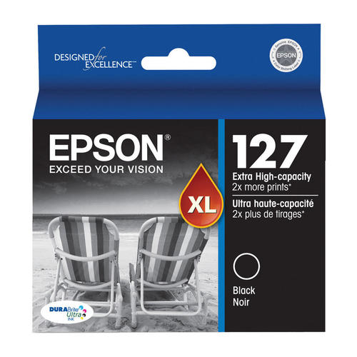 Epson T127120 Original Black Ink Cartridge, Extra High Capacity