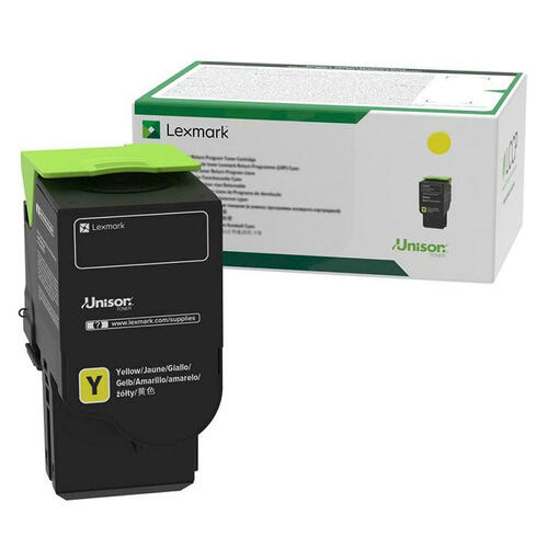Lexmark 78C10Y0 Original Yellow Toner Cartridge - Return Program