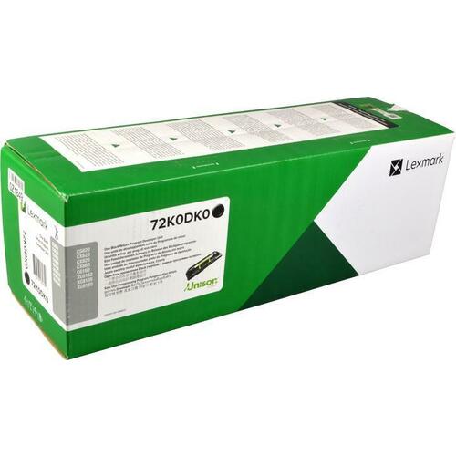 Lexmark 72K0DK0 Original Black Developer Unit - Return Program